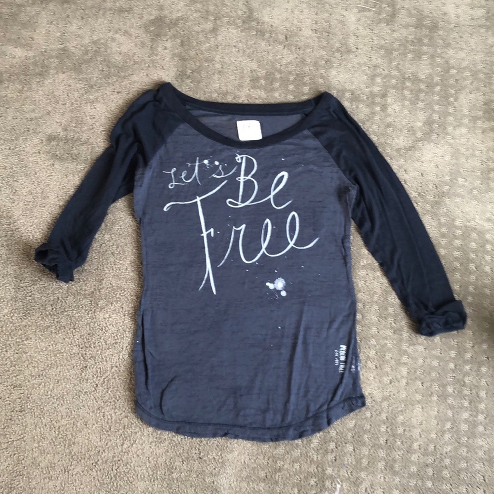 American Eagle graphic baseball tee